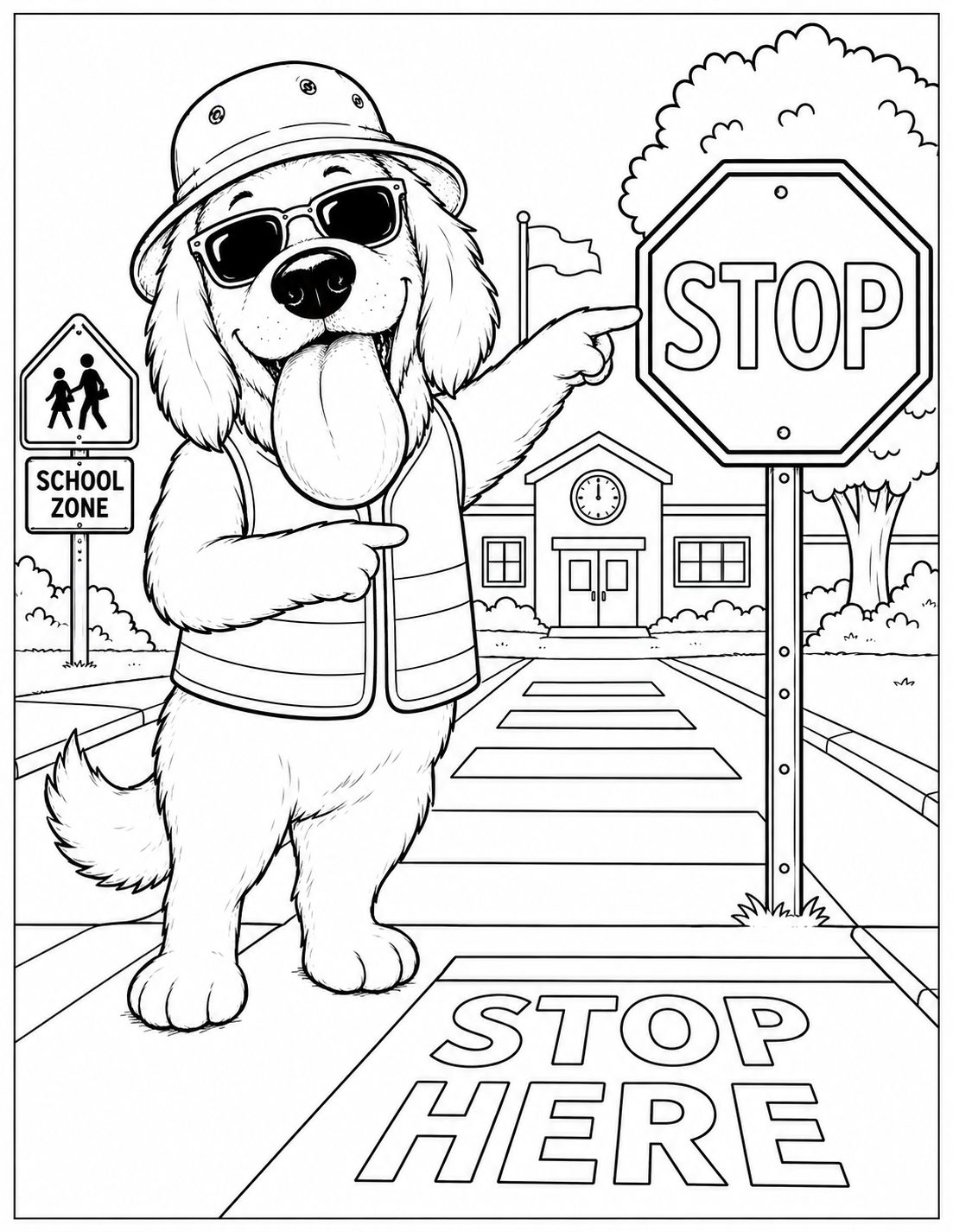 Toby colouring page 11